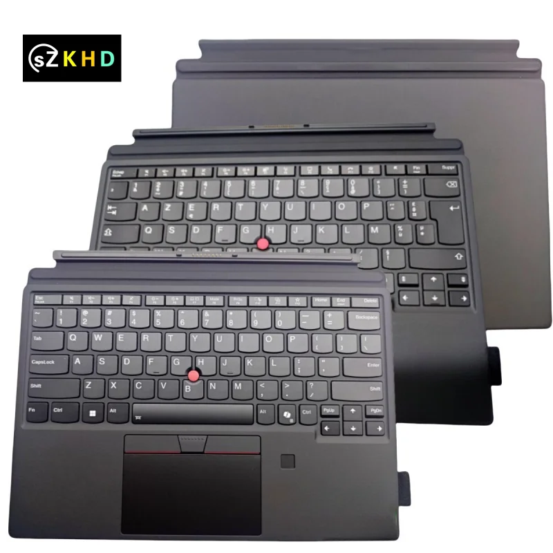 New Original Tablet Base Keyboard For ThinkPad X12 Detachable 1st Gen 2-in-1 Backlit Keyboard English British French With FPR