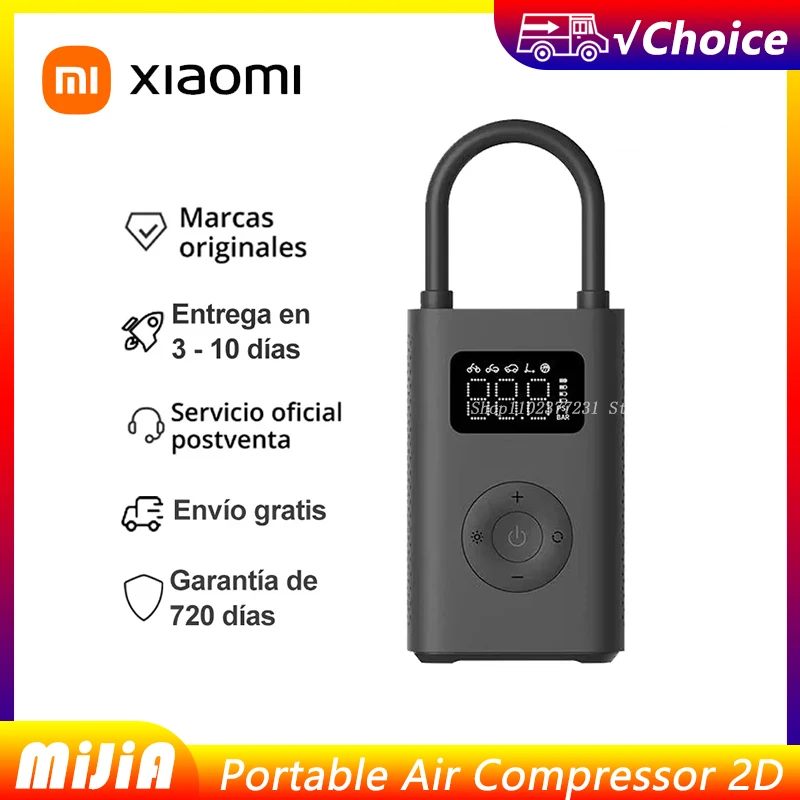 

Новый воздушный насос Xiaomi Mijia 2D, 25% скоростей, портативный электрический воздушный компрессор Treasure 150PSI Type-C, светодиодный многофункциональный надувной насос-CN