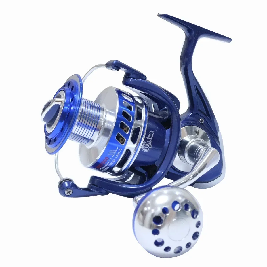 

Slow Jigging Saltiga Max Drag 30kg Fishing Reel 6000 9000 Saltwater Surf Spinning Reel Sea Waterproof Jig Boat Fishing Reel