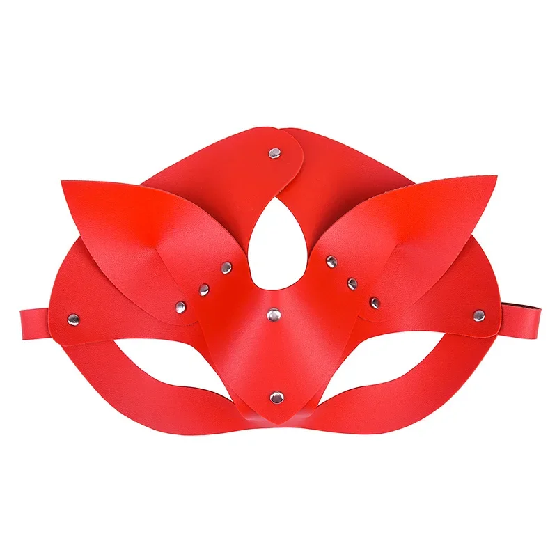 Кожаная маска для ушей собаки, ограничения для связывания, секс-игрушки, БДСМ, женские секс-игры, товары для взрослых, вечерние маски для выпускного вечера, экзотические игрушки для женщин