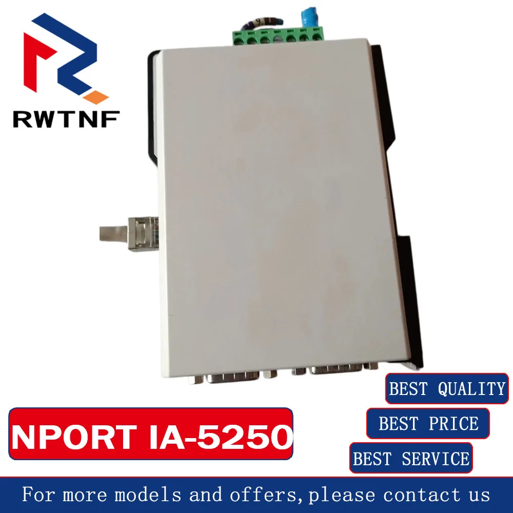 Brand New Genuine NPORT IA-5250 MOXA RS-232/422 2-port servo server; Serial server,100% original warehouse stock
