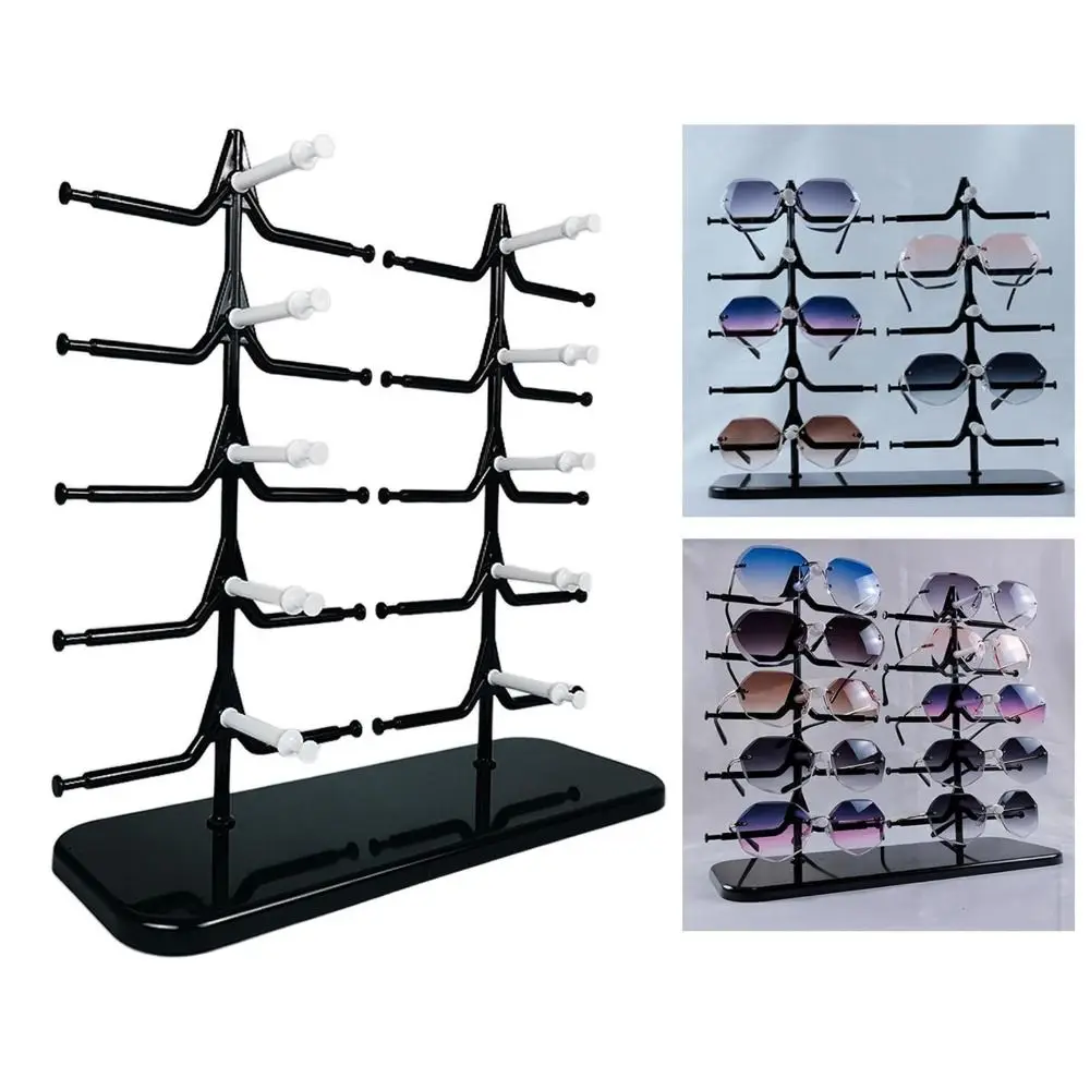 

Displaying Showcase Space Saving Eyeglasses Organizer Shelf Wood Display Stand Glasses Frame Tray Sunglass Holder Rack