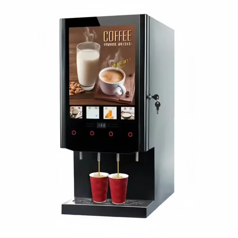 

Automatic 4 Hot Flavors Coffee and Tea Vending Machine for Business