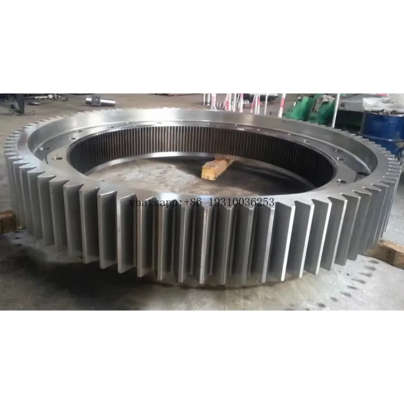 

AISI 4340 Ball Mill Large Ring Gear Forging Steel Steel Drive Girth Gear Large Diameter Ring Gear