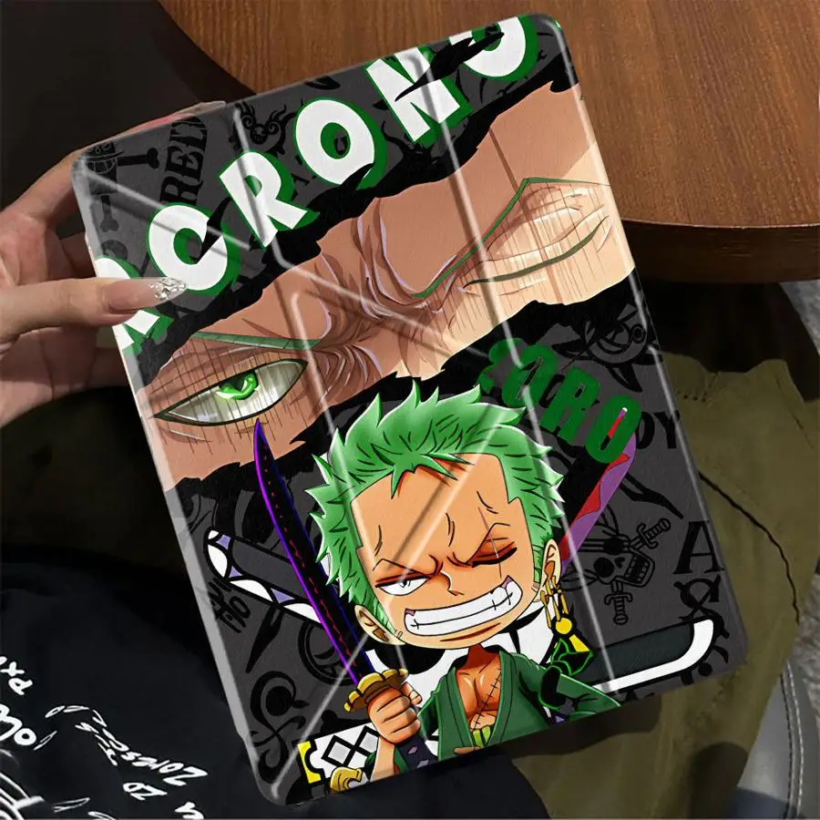 O-OneS P-ieceS Luffy 5 Gear Holder Cover Tablet Case For iPad Air 4 5 M3 M2 1 2 M4 11inch Mini 6 7 Pro 2025 Pro 11th 10th 9th