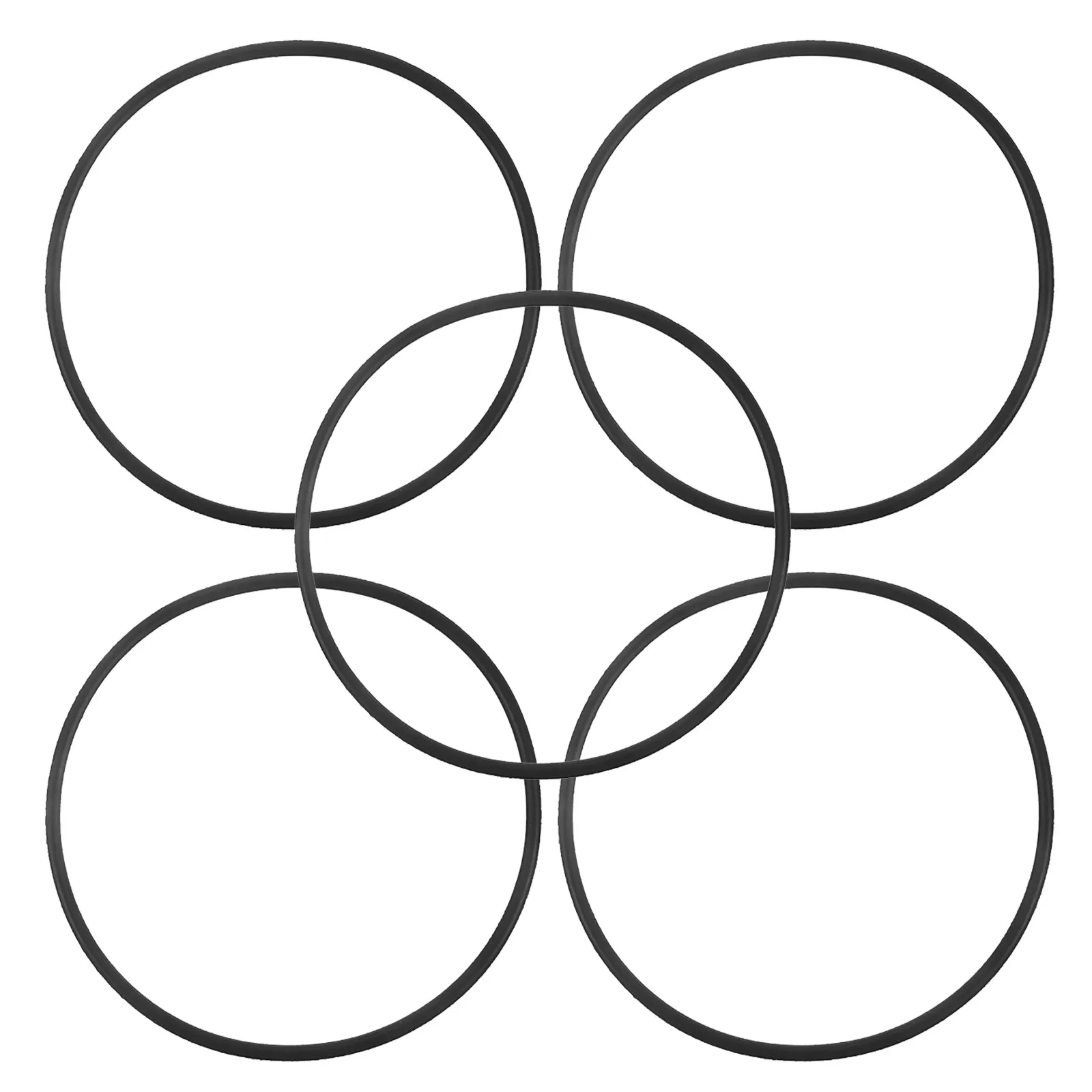 5pcs Nitrile Rubber O-Rings Metric Gaskets for Automotive Hydraulic Pressure Washer Oil Resistant Repair Kit
