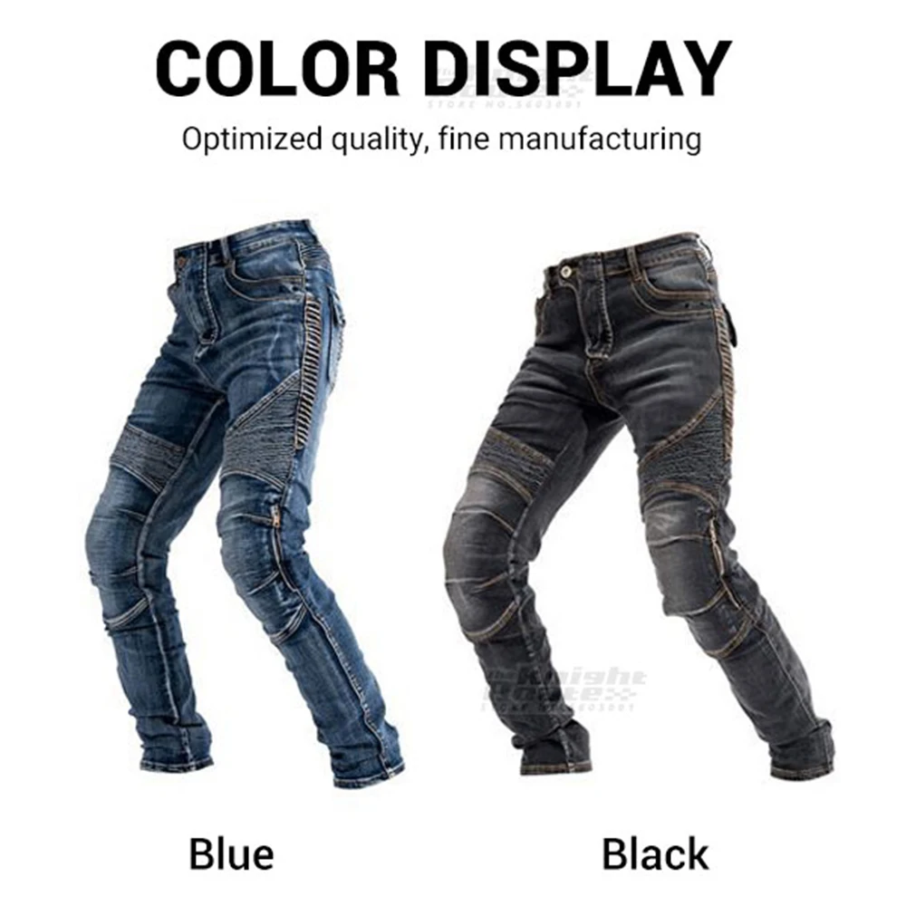 Motorcycle Pants Moto Men\'s Aramid Motocross Casual Riding Motorbike Touring Moto Pants Motocycle Jeans Trousers Protective Gear