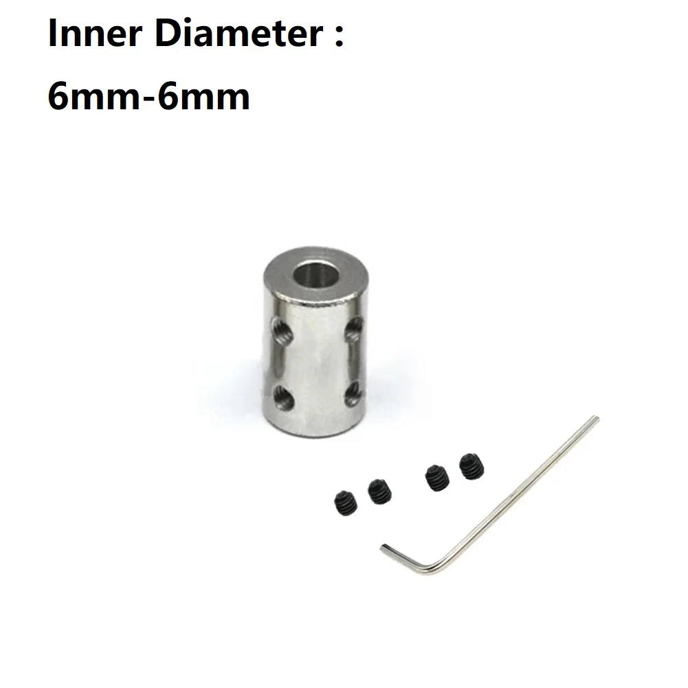 1set 4mm/5mm/6mm/8mm/10mm Shaft Coupling Motor Connector Sleeve#45 Steel For Power Tool Accessory In Stock Wholesale