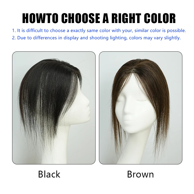 100% Human Hair 7X10cm Butterfly Hairnet Extensions Improve Hair Volume Hair Topper Wig Piece Swiss Lace Pieces Wigs for Women