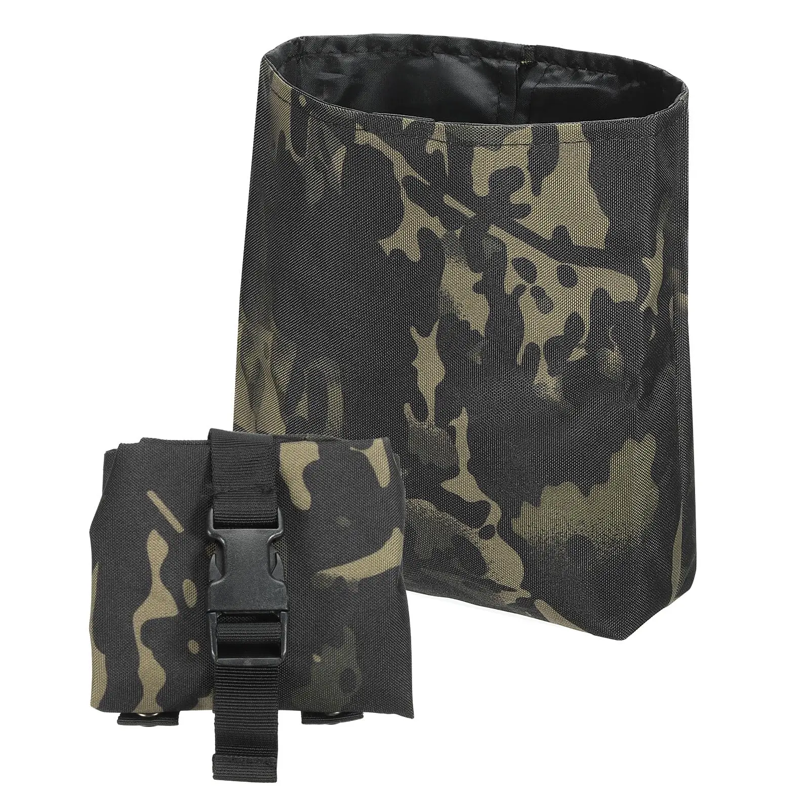 Neue Molle Folding Dump Drop Magazin Tasche Outdoor Camping Jagd Zubehör EDC Faltbare Recovery Mag Holster Taille Tasche – Detail 8