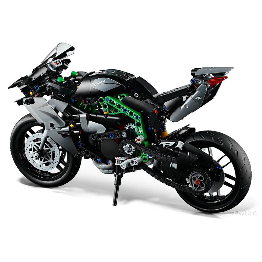 Technical Ninja H2R Motorcycle 42170 Building Blocks Set, Collectible Block Kit for Boys,Girls and Adults,Motorcycle Scale Model