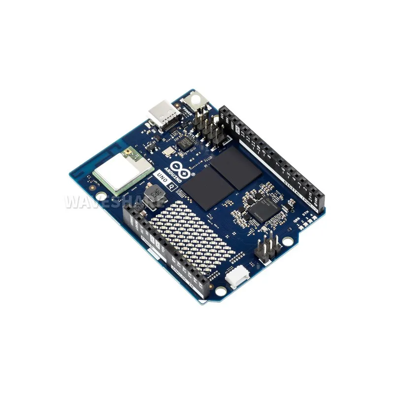 Arduino UNO Q SBC with Qualcomm QRB2210 & STM32U585 MCU Dual Architecture Linux Debian Edge AI WiFi BT 5.1