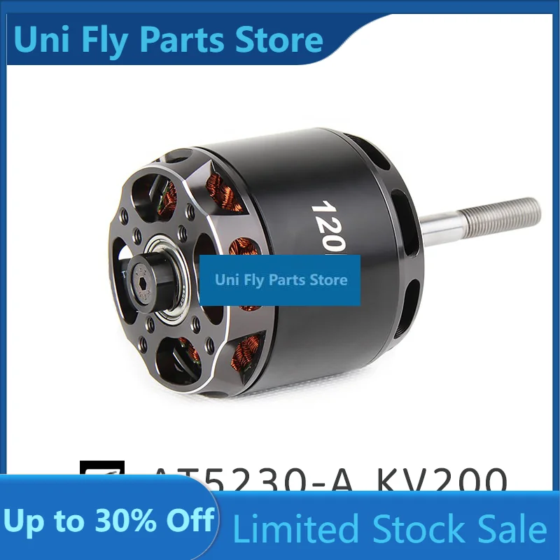 AT5230-A KV200 White Brushless Motor 25-30CC Gas Engine Replacement For 90E-140E Giant Scale FPV AirplaneUniFly