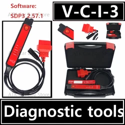 Professional truck OBDII kit integrated with complete chips robust diagnostics brand new V-C-I-3 updated wireless scanner OBDII