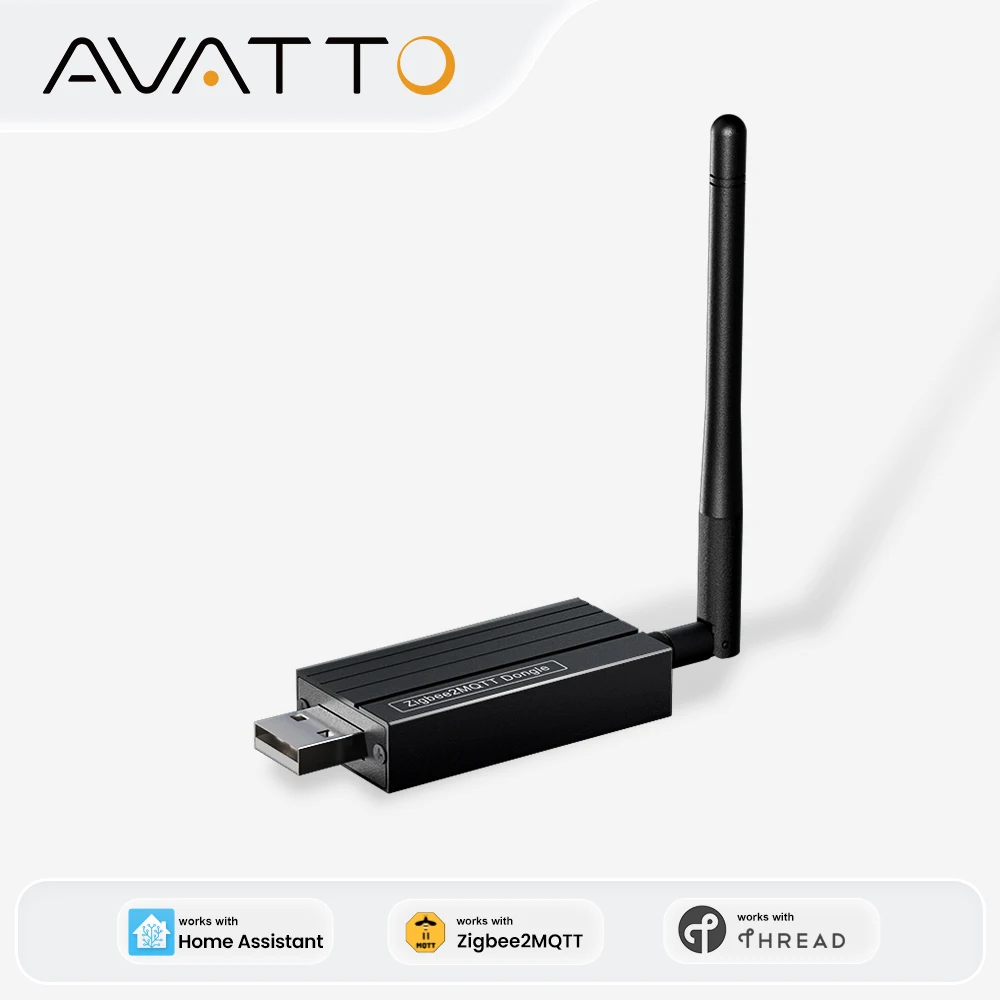 

AVATTO ZigBee 3.0 USB-адаптер Plus, умный ZigBee-шлюз, USB-адаптер Home Assistant ZHA ZigBee2MQTT
