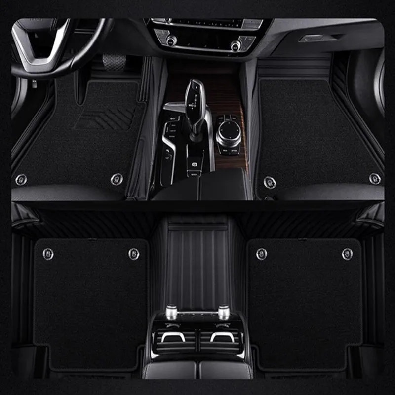 Custom special car floor mats for BMW X5 xDrive40e xDrive45e xDrive50e G05 2025-2020 double layers carpets for X5 2024