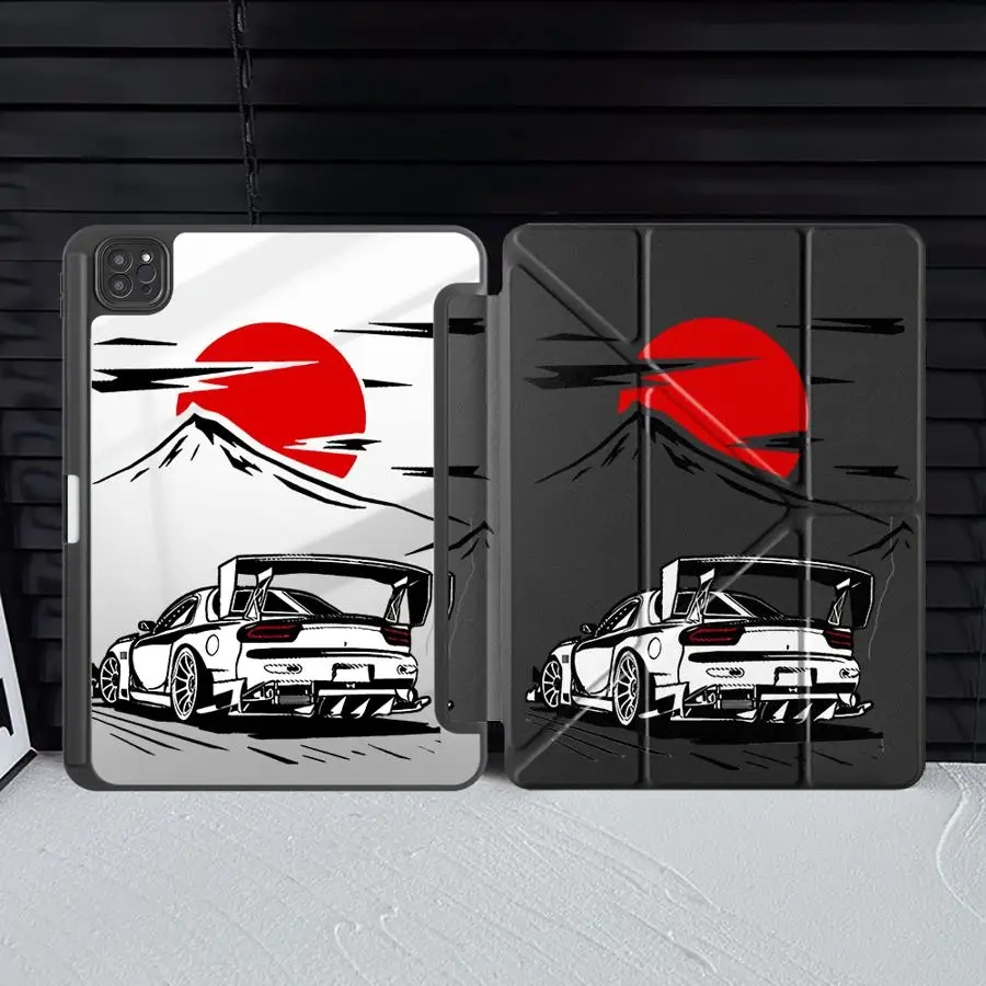 

Tokyo Racing JDM Car Tablet Case For iPad Air 2025 4 5 M3 Pro 10th 7th 11th 9th 8th Mini 7 6 Air M2 1 2 M4 Holder Cover