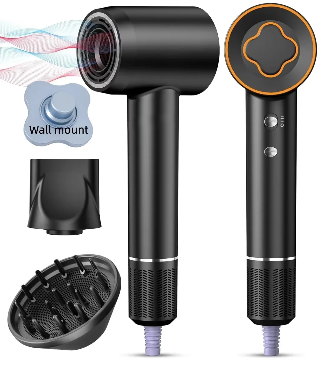

Best Brushless Blow Dryer Negative Ion 58 Seconds Quick Dry High Speed 110000rpm Brushless Professional Dryer