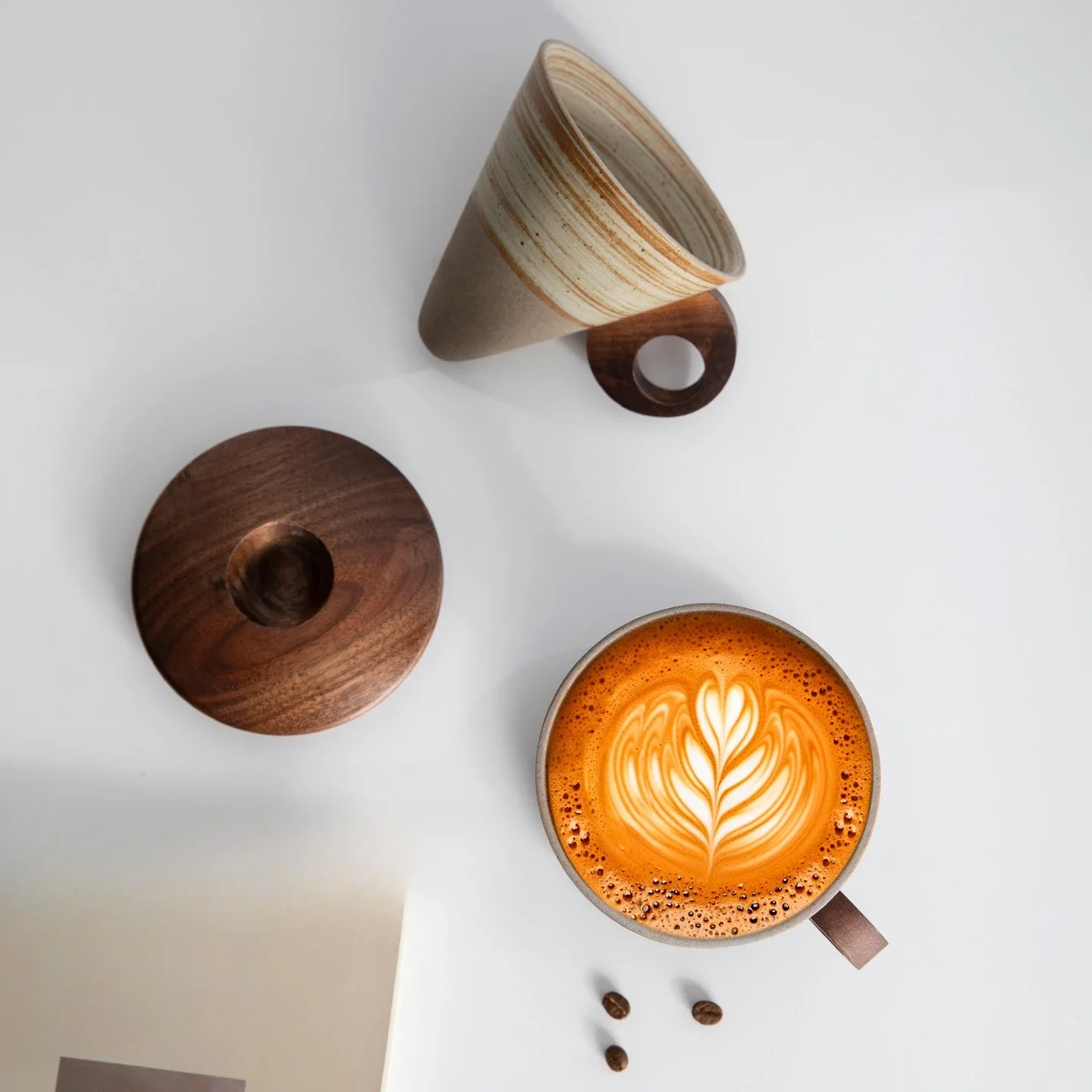 Coffee Cup Set Ceramic Creative Afternoon Tea Cup Design Sense Niche Retro Coarse Pottery Latte Flower Cup
