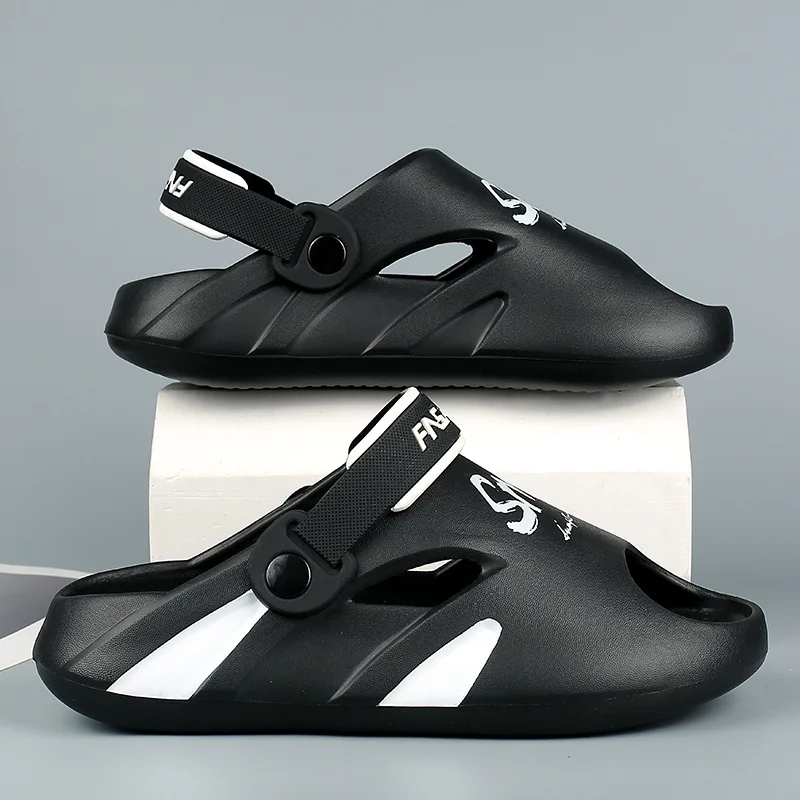 

Летние мужские сандалии 2025 года на прочной подошве для вождения и использования на открытом воздухе — стильная универсальная спортивная пляжная обувь для мужчин на открытом воздухе