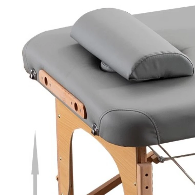 دلك طاولات التدليك المحمولة الرعاية الصحية الوشم نقل خشب الزان طاولات التدليك الطبية بولي Leather أثاث من الجلد Mát-xa Giày MHAMC #5