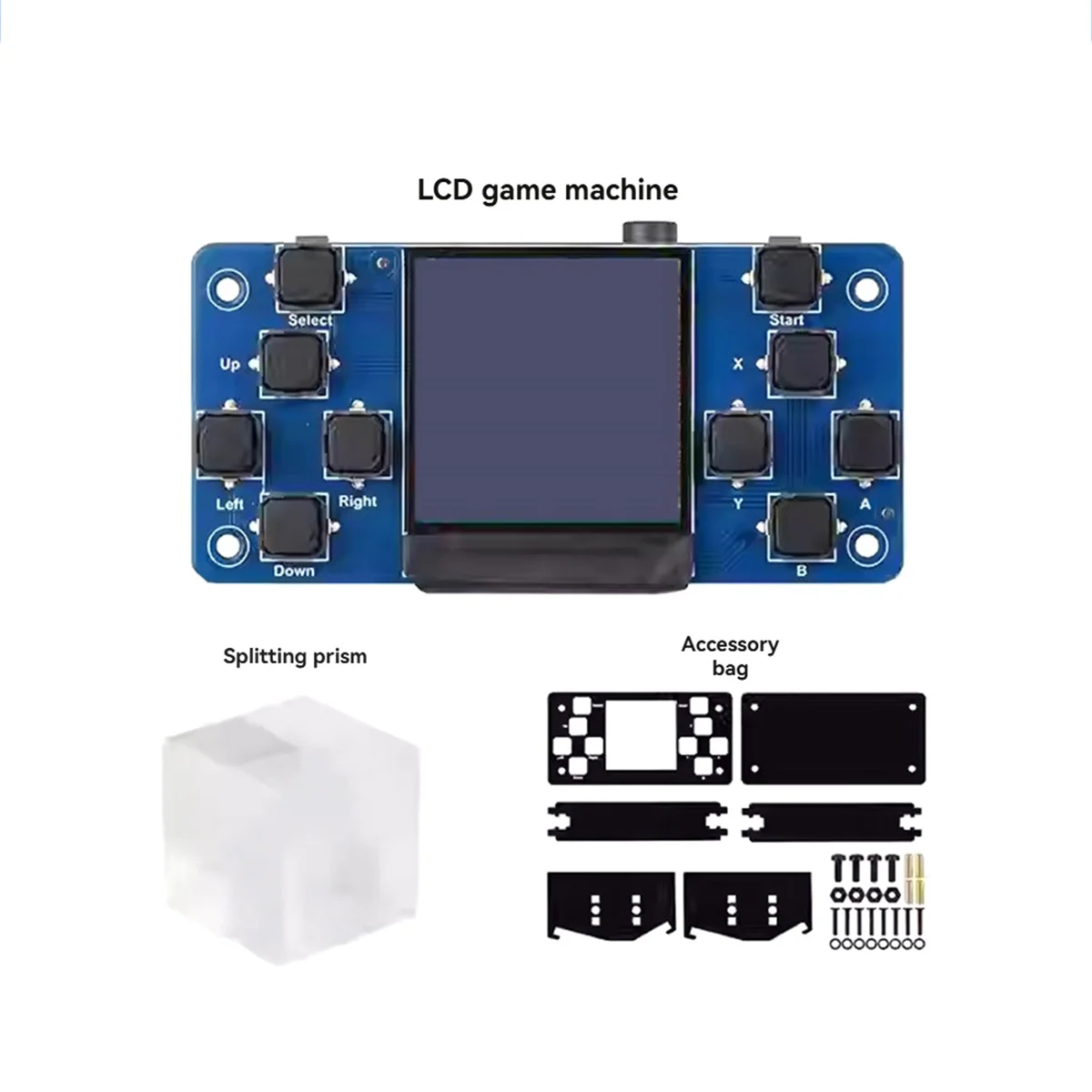 وحدة ألعاب M86K بشاشة عرض LCD مقاس 1.3 بوصة مع زر ومكبر صوت لطنان الصوت لـ Zero 2W RP2040-PiZero B