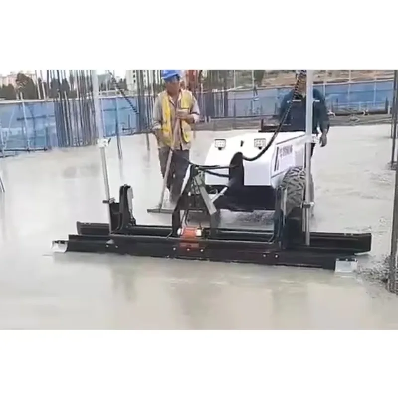 Vibration Integrated Laser Screed One Piece Design Leveling Compaction Vibration Intelligent Laser Control Concrete Floor Paving