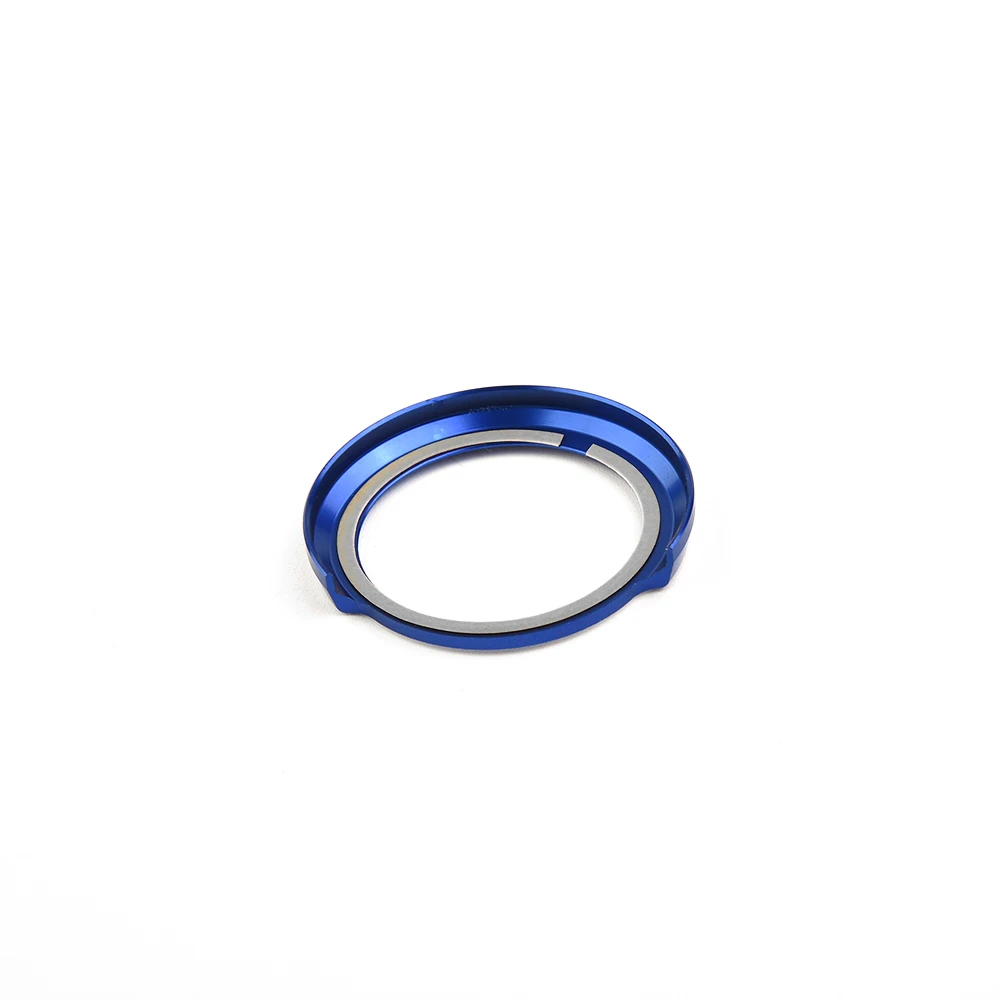 عالية الجودة غطاء أزرار الكسوة لا تتلاشى أبدا الصدأ أجزاء برو سلسلة F20 F21 F30 X1 F48 بدء مفتاح 1 قطعة ديكور أزرق لسيارات BMW 1/2/3 #5