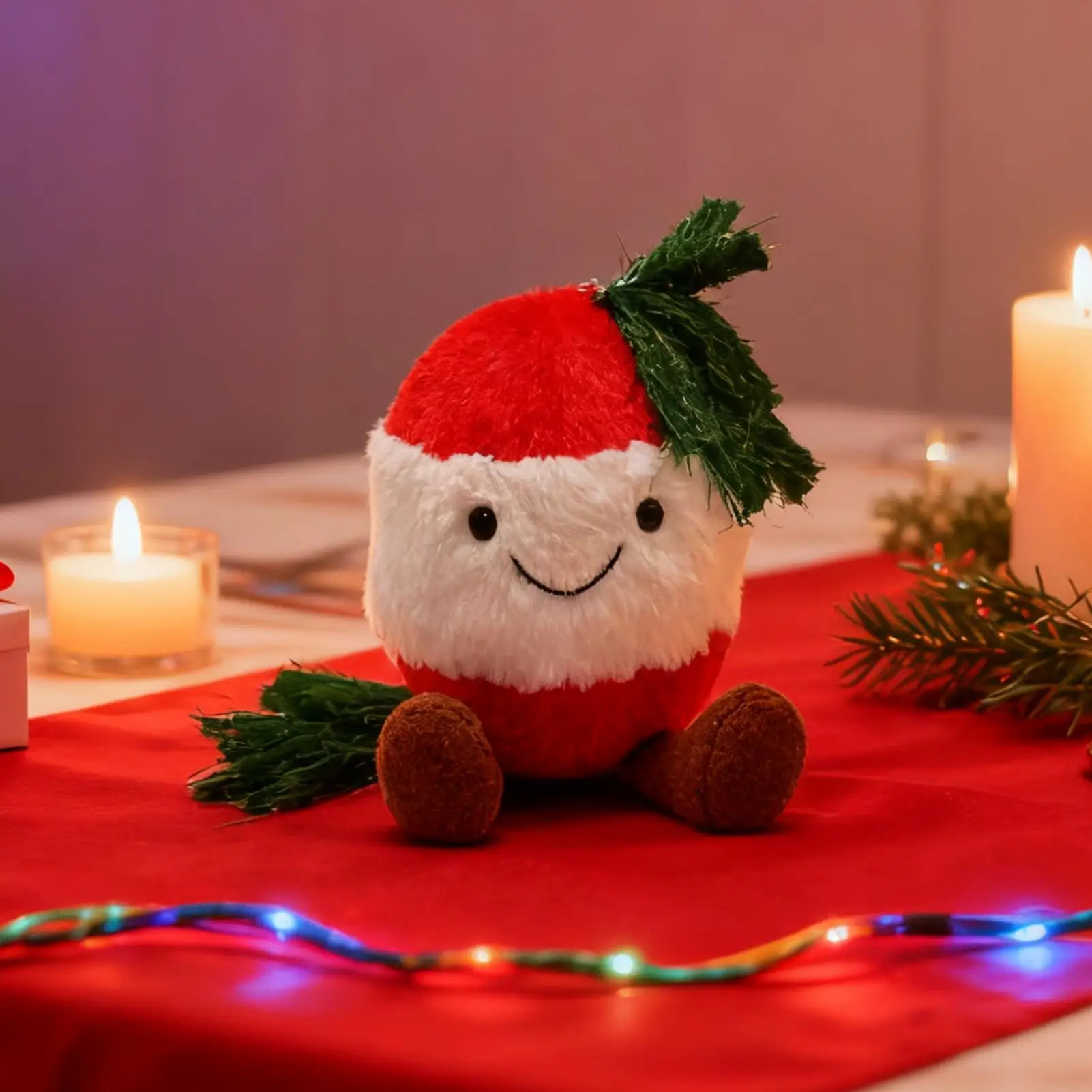 Weihnachtsplüsch, festliches weiches Kissen, umarmbare Glocke, Stofftier für Zuhause, Schreibtisch, Geburtstag, Sofa, Jungen, Kinder, Mädchen, Freunde, Enthusiasten