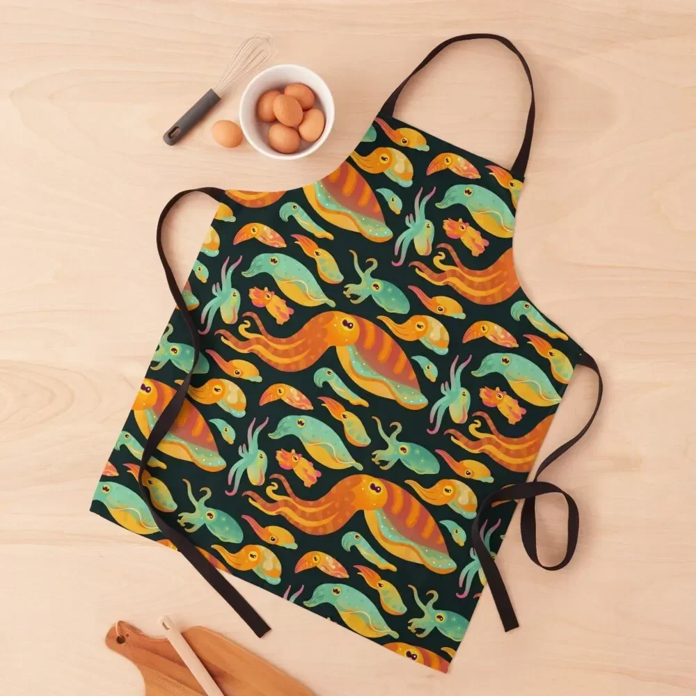 Cuttlefish - dark Apron waterproof for women Waterproof Kitchen Woman kitchen and home Apron