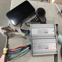 Toursor 60V 50A FOC Motor Speed Controller A & B 2800W 3000W Dual Motor LCD Central Screen Throttle Display Scooter Controller