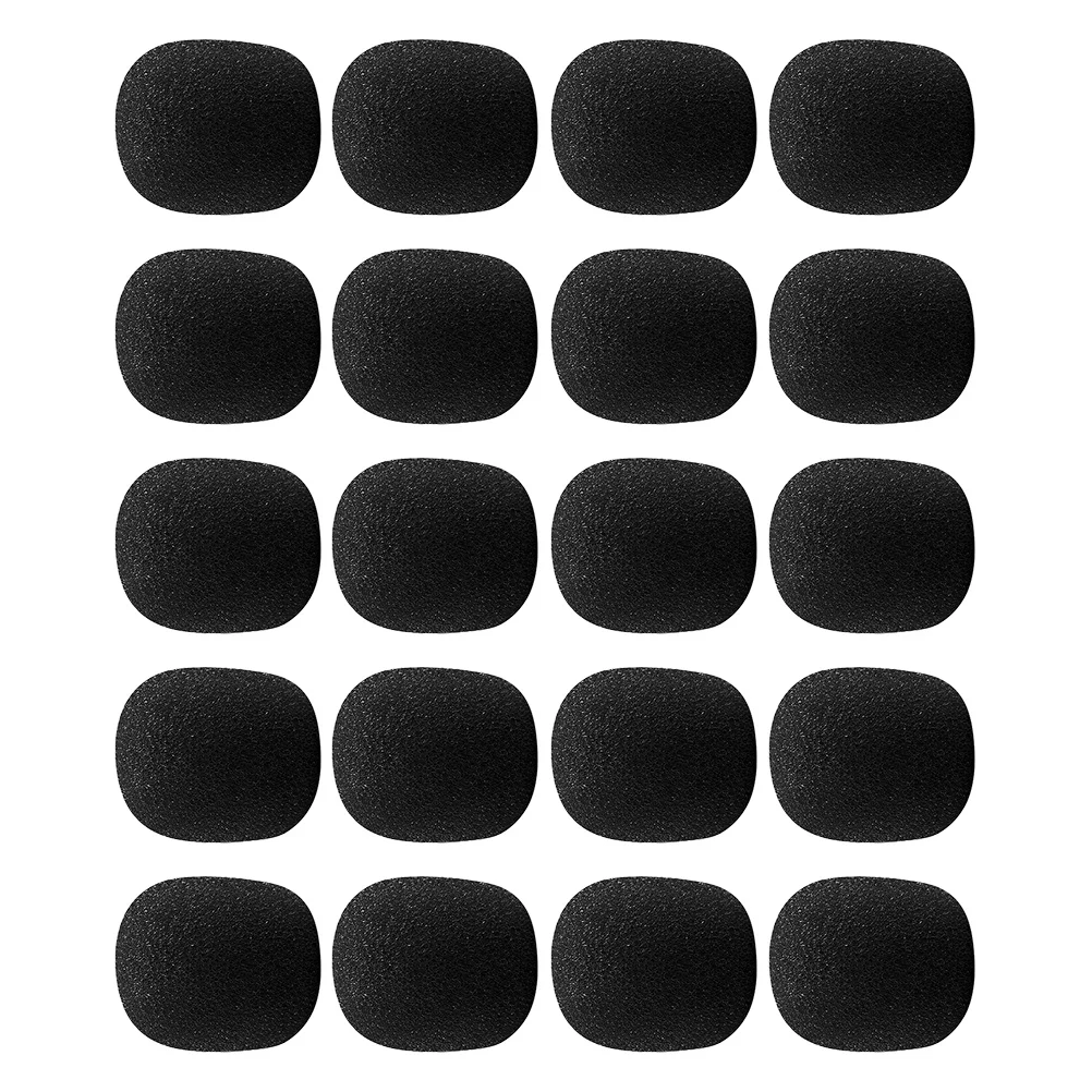 

40 Pcs Little Bee Sponge Cover Lapel Microphone Covers Protectors for Headphones