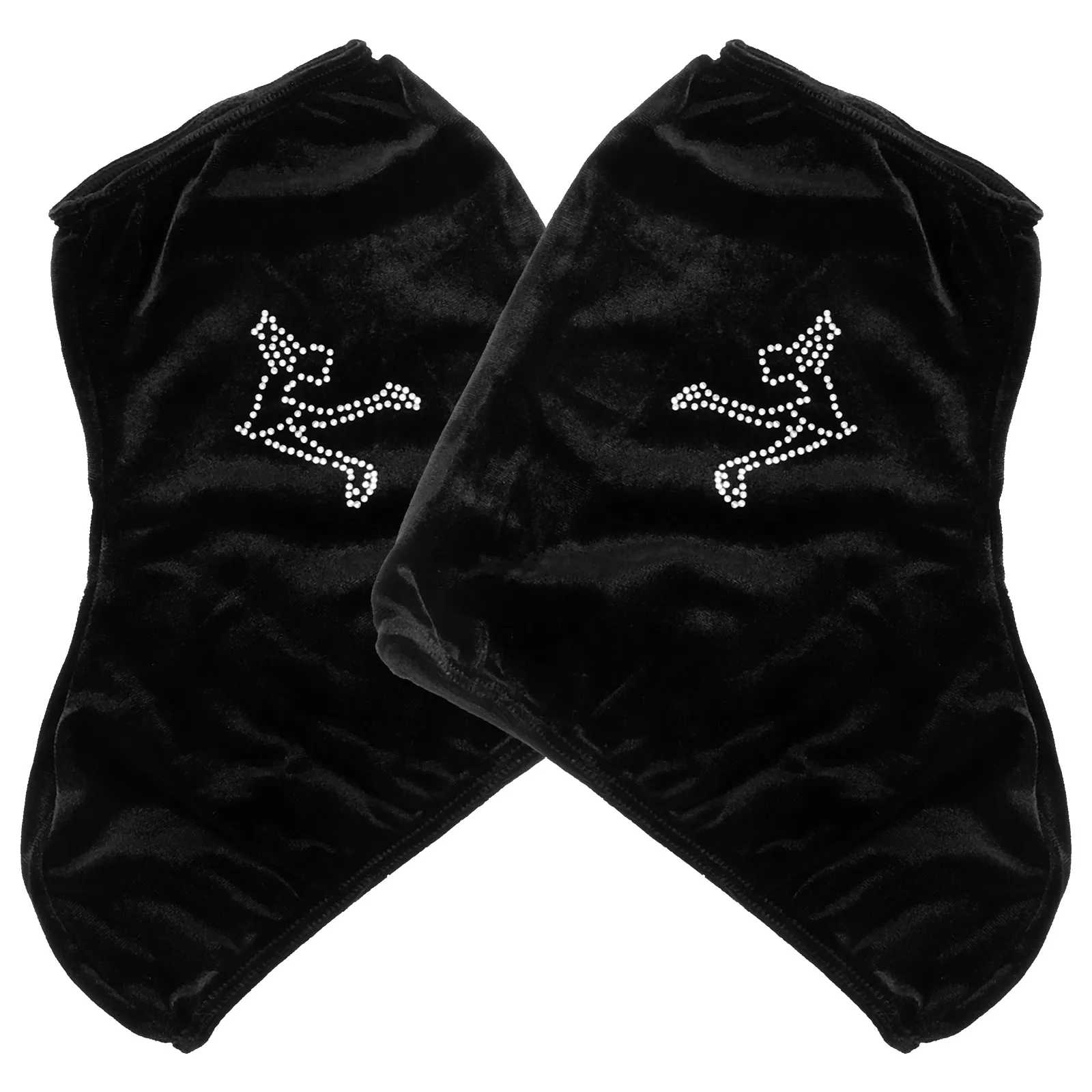 

Elastic Skate Covers Universal Ice Roller Skates Boot Protectors Non-Slip Hockey Figure Skating Shoe Guards Polyester