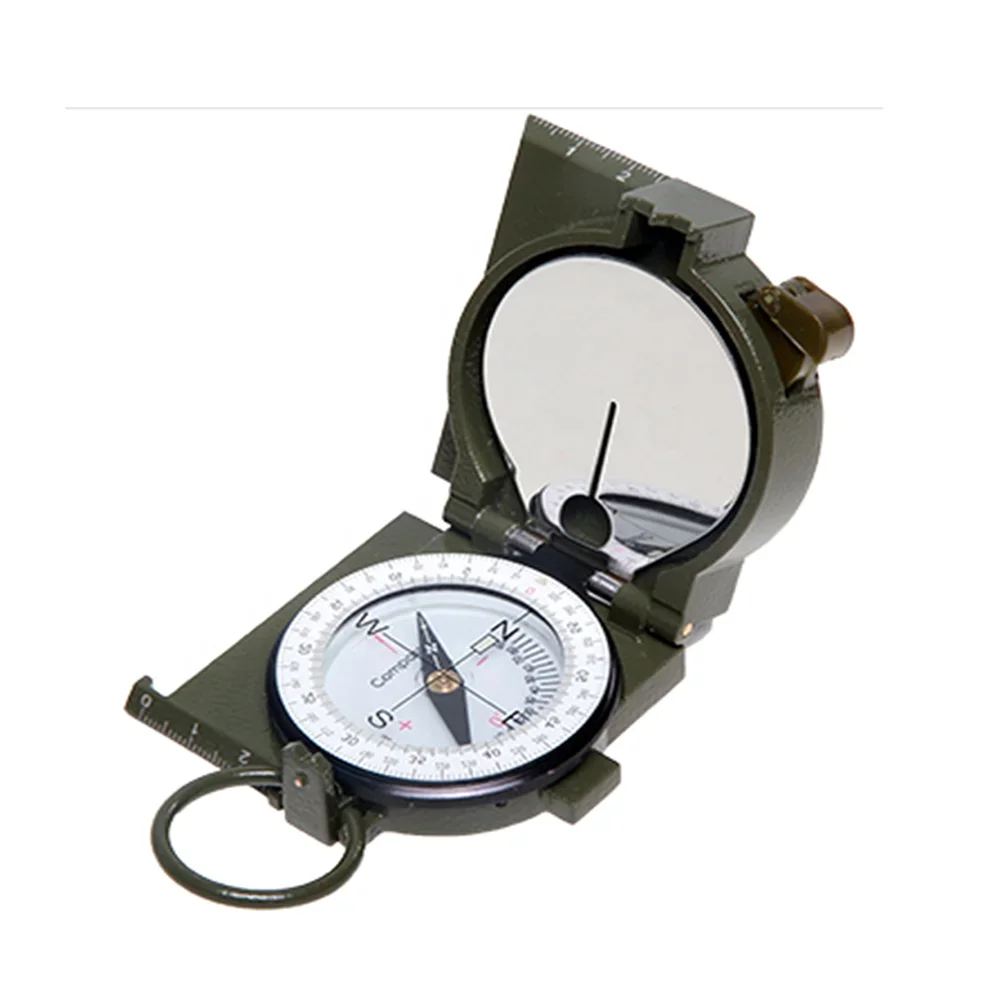 DQL-6 Type 97 North Needle High Quality Green Aluminum Compass DQL-6 Harbin Factory Precision Metal Compass