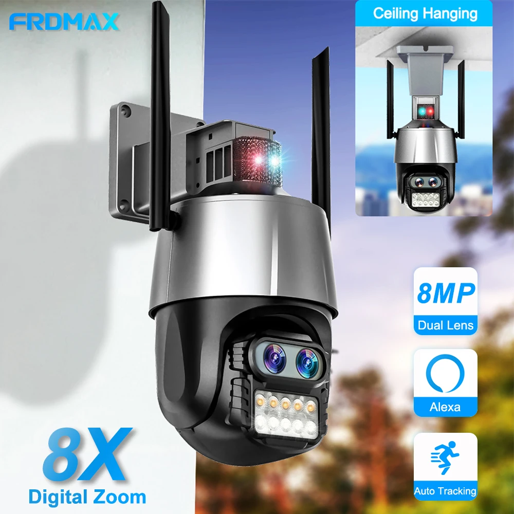 مراجعة وتحليل كاميرا FRDMAX 4K 8MP IP مع دعم WiFi وPTZ وZoom هجين