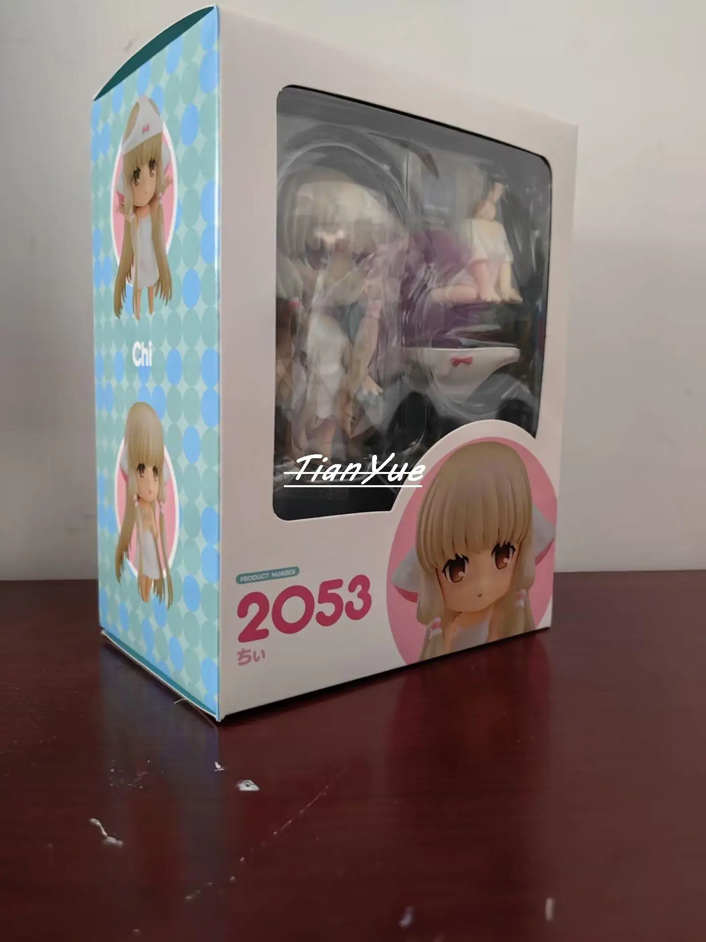 Annime-Chobits Chi 2053, figura de PVC, modelo de muñeca, juguetes de decoración de coche, 10cm