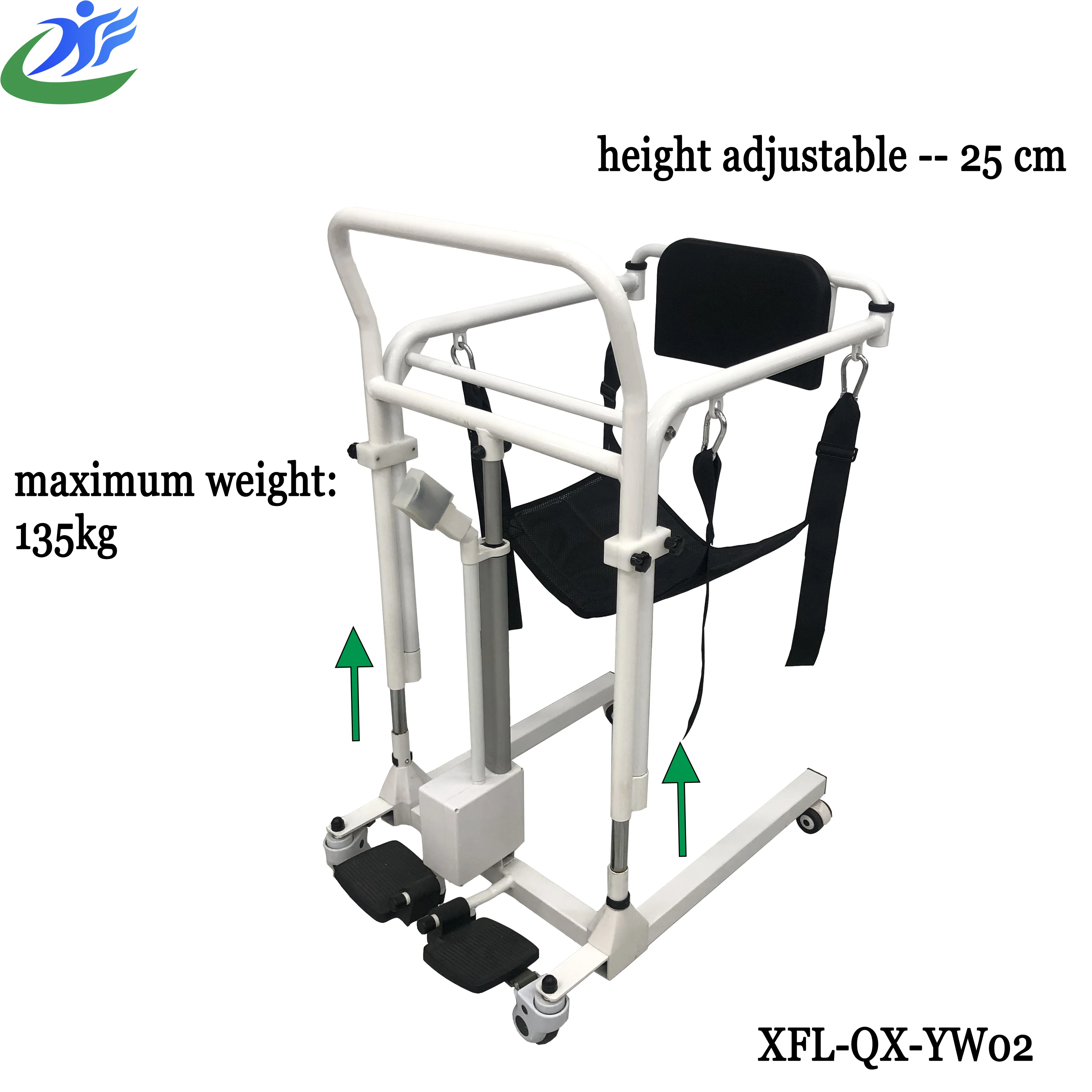 AIROW Medical Power Wheelchair Electric Handicap Elderly Patient Transfer Lift Chair for Car Rehabilitation Therapy Supplies