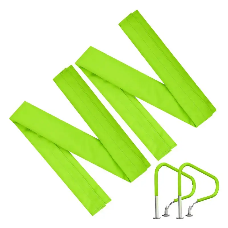 

2pcs Swimming pool handrail cover fluorescent green non-slip Anti-Scald handrail protective cover Swimming pool Accessories