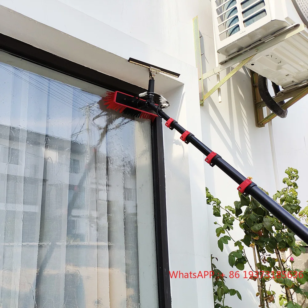 

Water Fed Brush Solar Panel Brush Cleaner Equipment Water Fed Pole