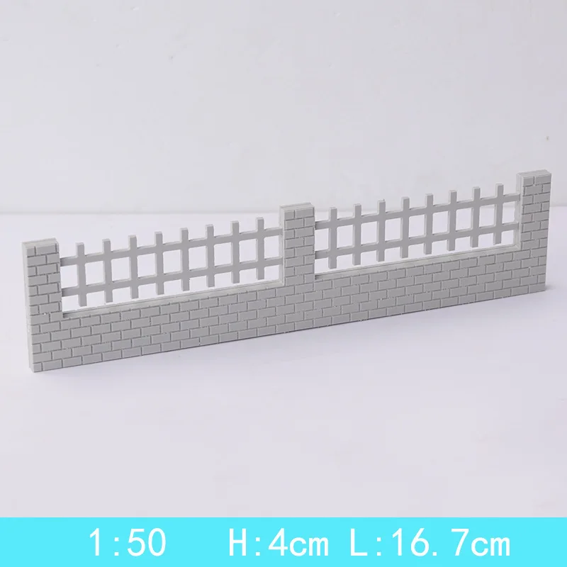 Maßstab 1:200–1:50 Miniaturzaun für DIY-Modellbau/Hausdekoration/Eisenbahn-Layout/Sandtisch-Gebäude, Landschaft/Diorama