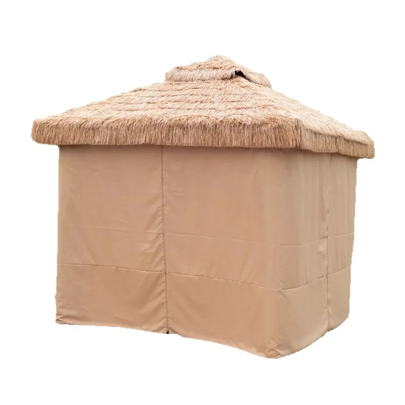 Outdoor gazebo galvanized ceiling pavilion villa courtyard garden rooftop leisure sunshade large canopy