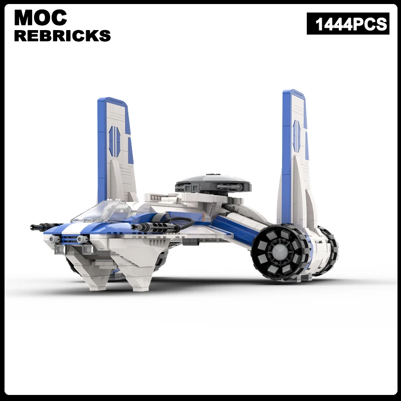 The Science Fiction Film Series Battlefield Aerial Armored Dropship MOC Building Block Assembly Model Brick Toys Children's  Chr