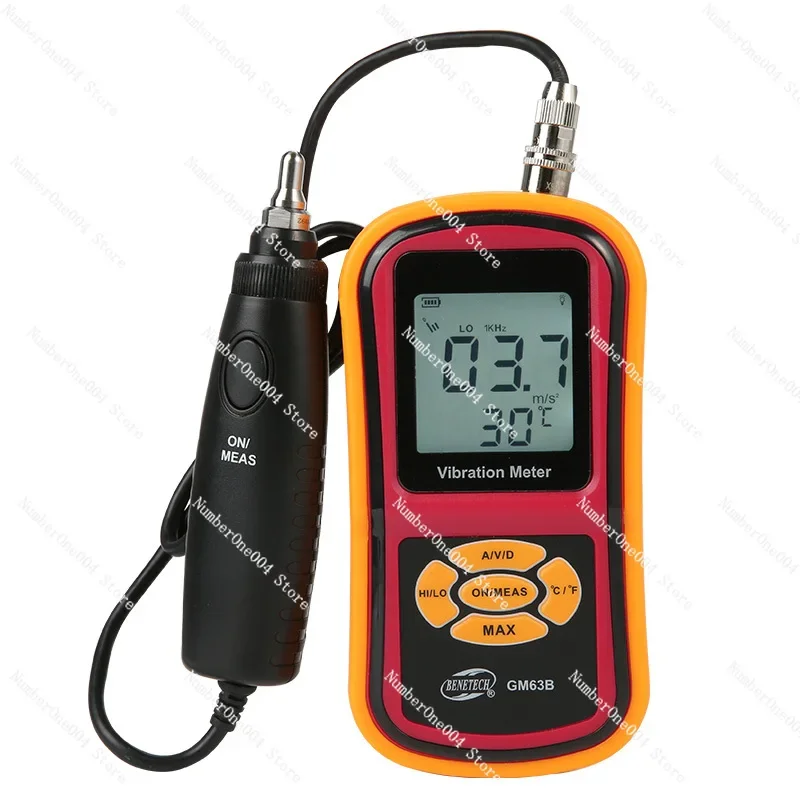 Standard Intelligence Vibration Measurer Gm63a/63B Portable Starting Motor Fault Vibration Detector Vibration Test Instrument