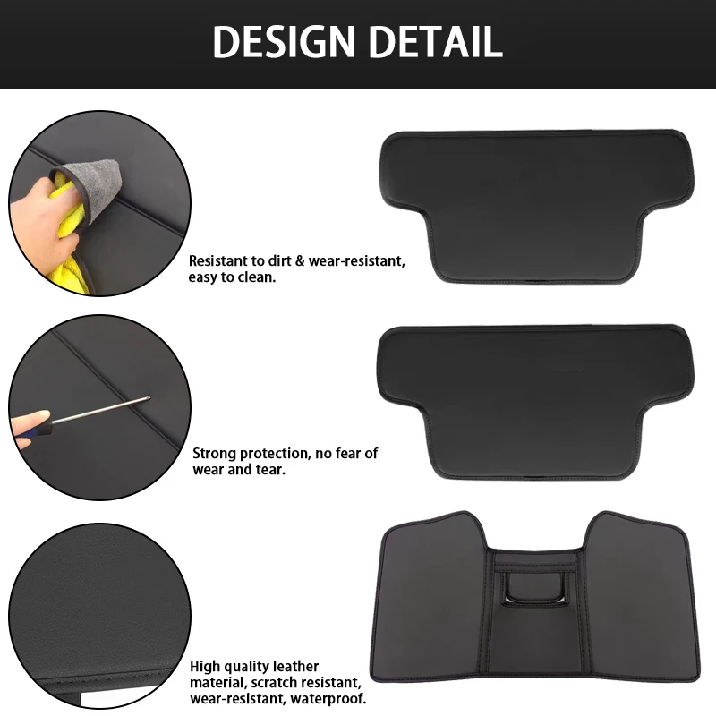 For NISSAN TIIDA 2011 12 13 14 21 22 23 2024 Seat Back Cover Protection Anti Kick Pads Anti-dirty Kick Mat Interior Accessories