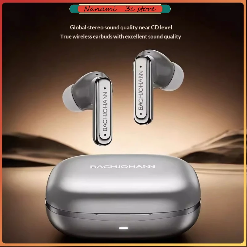 

Наушники BACH BACH02 Bluetooth 5.4 с шумоподавлением, двойным вызовом, HIFI, полностью беспроводные, спортивные, внутриканальные