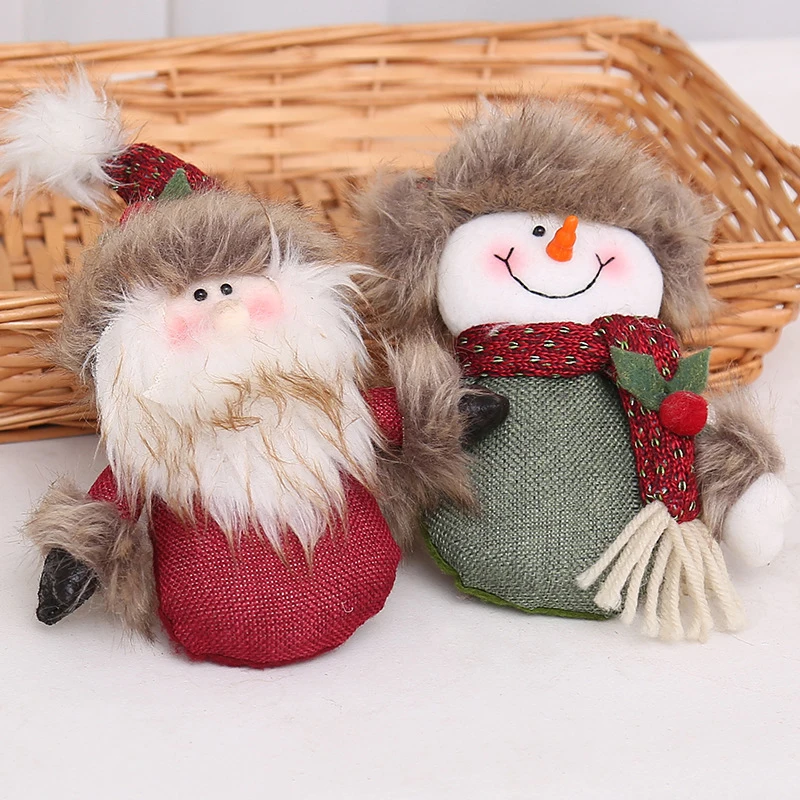 Marionnette de bonhomme de neige sans visage pour Noël, gnome de Noël, vieil homme, beurre, joyeux Noël, décorations pour la maison, ornement de Noël, nouvel an, 1PC