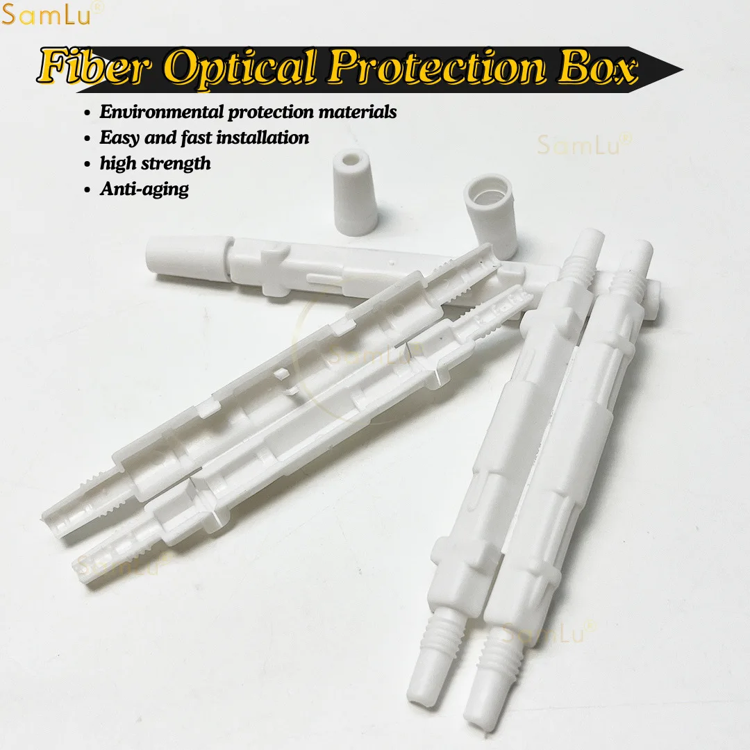 Drop Cable Protection Box Optical Fiber Protection Box Small Round Tube Heat Shrink Tubing to Protect Fiber Splice Tray