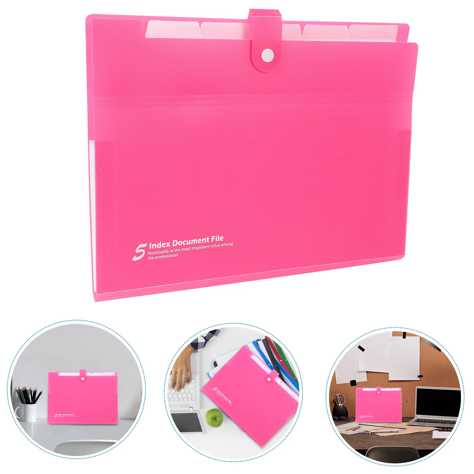

Multi-Layer File Folder PP Expanding Document Organizer Large Capacity Portable File Storage Folder for Office Use