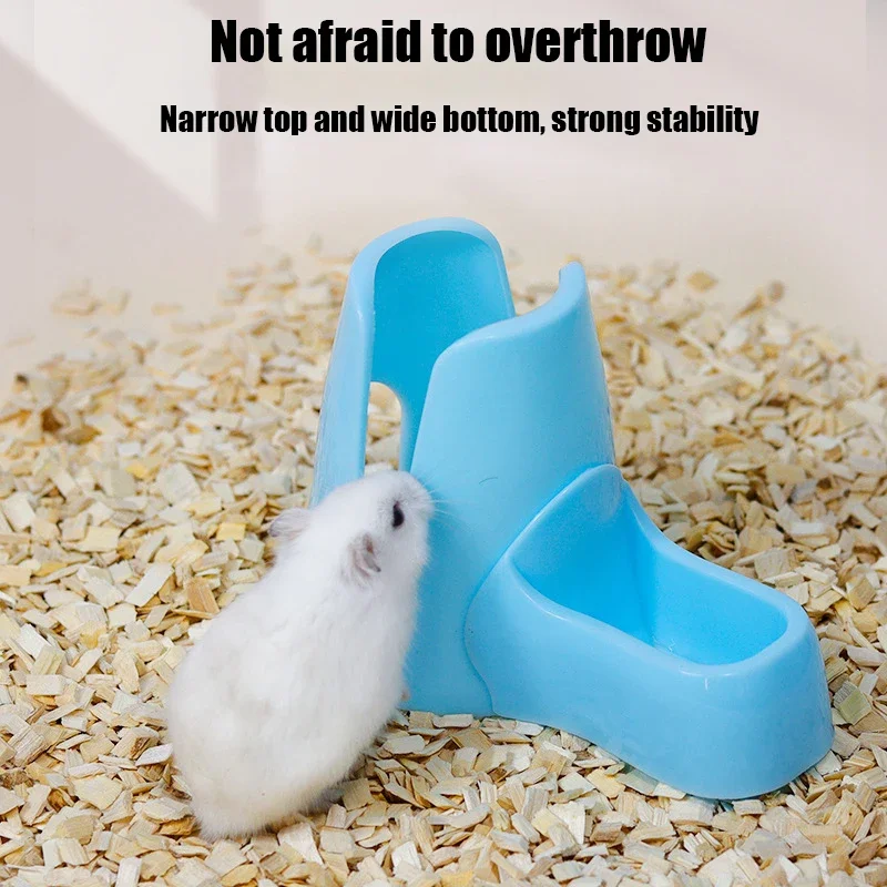 

Hamster water dispenser, feeder, golden bear feeding, 3-in-1 mini food bowl, water bottle holder, shade, shelter
