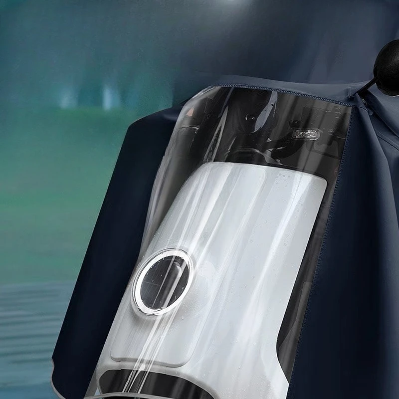 Electric vehicle raincoat, enlarged and thickened battery, single double men's and women's long full-body rainstorm-proof poncho